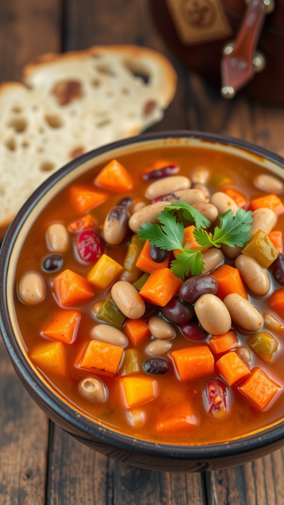 Savory and Wholesome Bean Stew Recipe